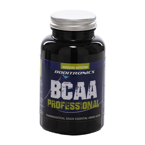 BCAA Professional tablets front of tub