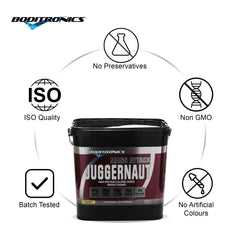 Boditronics Mass Attack Juggernaut No Preservatives Non GMO No Artificial Colours Batch Tested ISO Quality