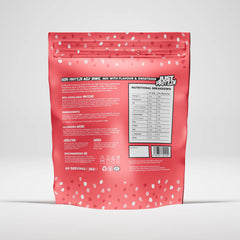 Boditronics Just Protein Strawberry Milkshake front of pouch
