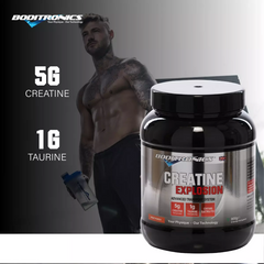 Boditronics Creatine Explosion Fruit Punch 900g 5g Creatine 1g Taurine