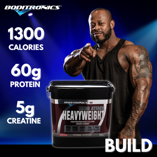 Boditronics Heavyweight 1300 Calories 60g Protein 5g Creatine Wande