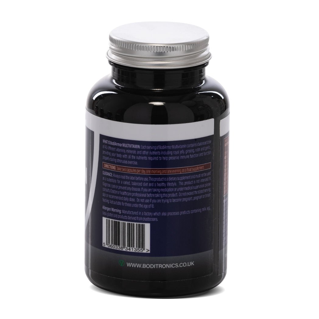 Boditronics Bodiarmor Multivitamin right of tub