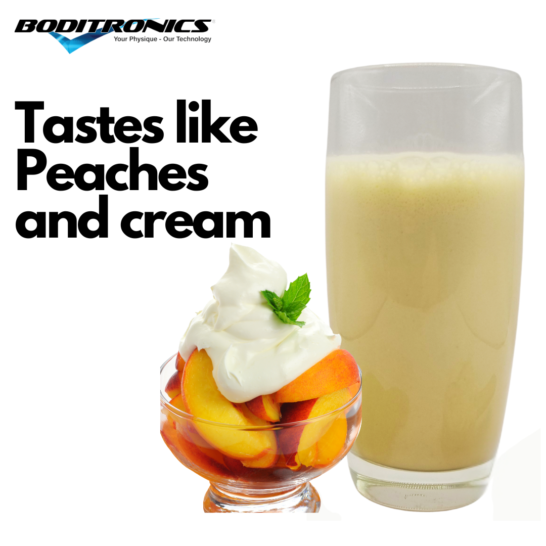 Tastes like Peaches and cream protein