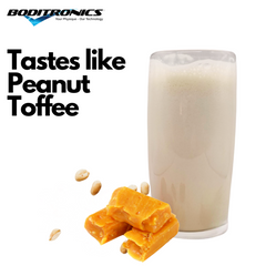 Peanut toffee flavour protein shake