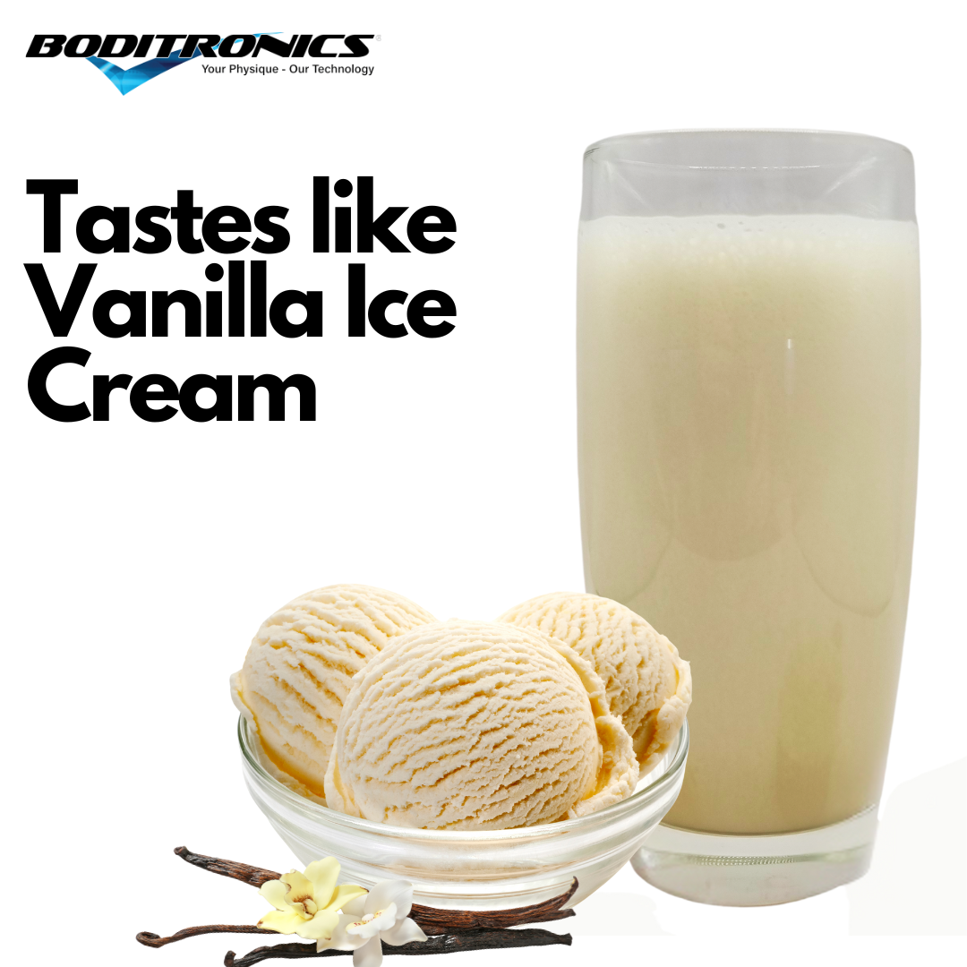 Vanilla Ice cream protein shake