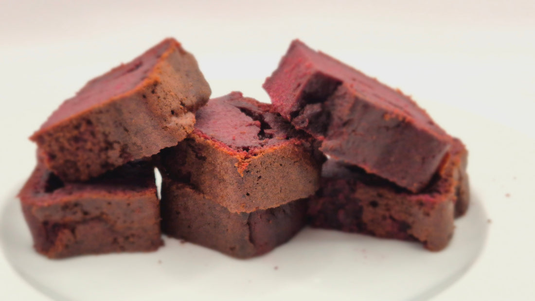 'Beet' You To It Beetroot and Chocolate Protein Brownies