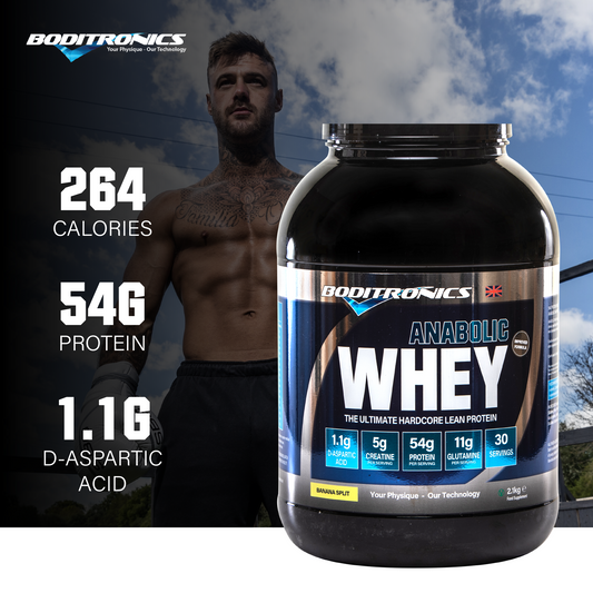 Anabolic Whey 264 Calories 54g Protein 1.1g D-Aspartic Acid