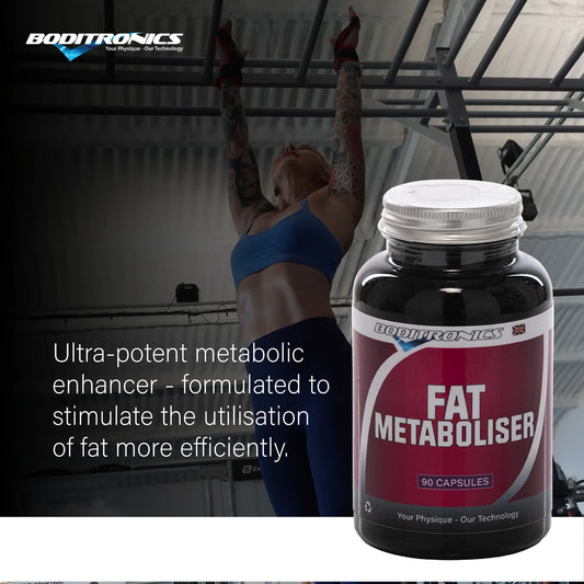 Boditronics Fat Metabolisers Ultra Potent Metabolic Enhancer formulated to stimulate the utilisation of fat more efficiently