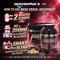Mass Attack Juggernaut - Lean Weight Gain Protein Powder - Flavoured