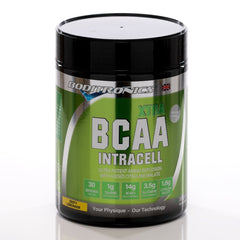 Boditronics BCAA Intracell 375g Zesty Lemonade Front of tub