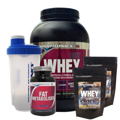 Diet Whey Protein Powder + Fat Metaboliser + Express Whey Protein + Shaker 700ml Bundle - Flavoured